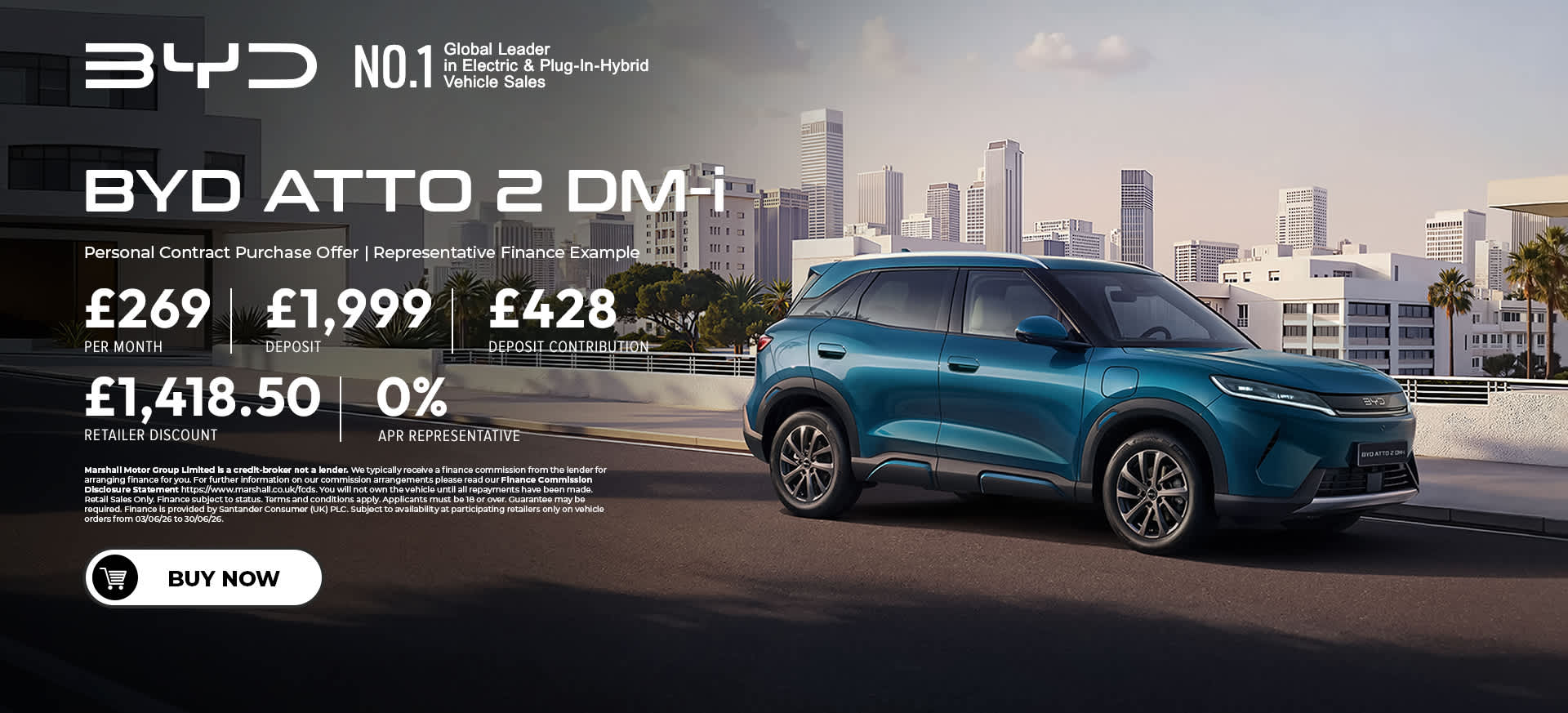 BYD ATTO 2 DM-i PERSONAL CONTRACT PURCHASE OFFER