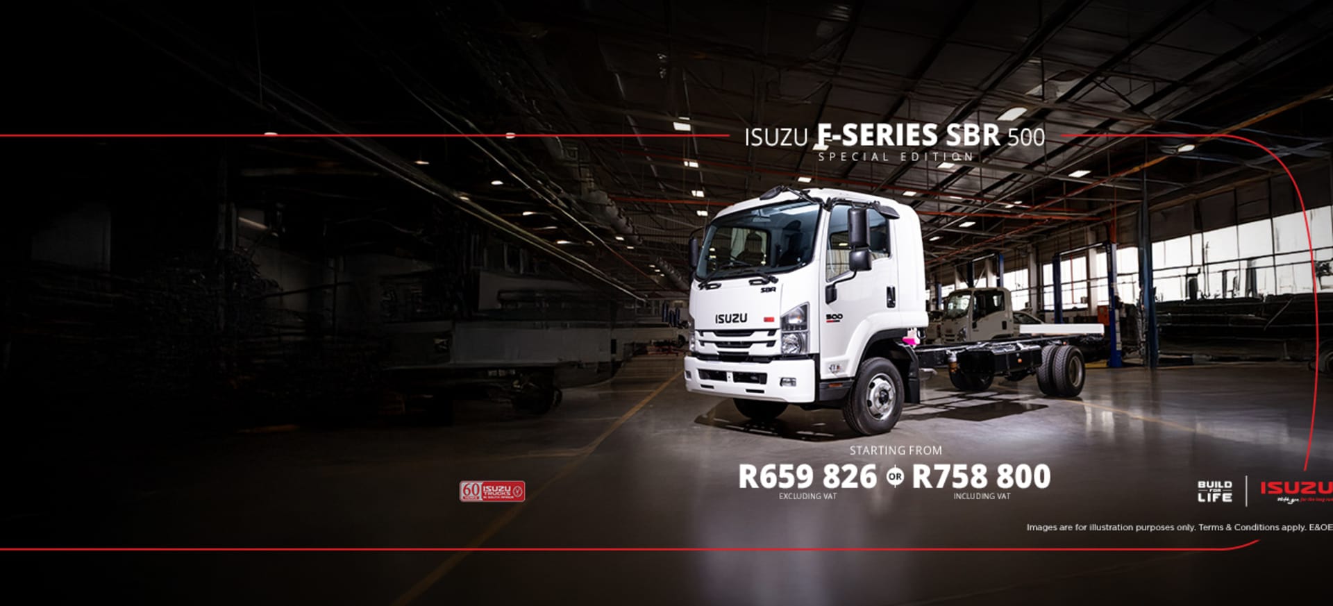 ISUZU F-Series SBR 500 from R659 826 Excl VAT