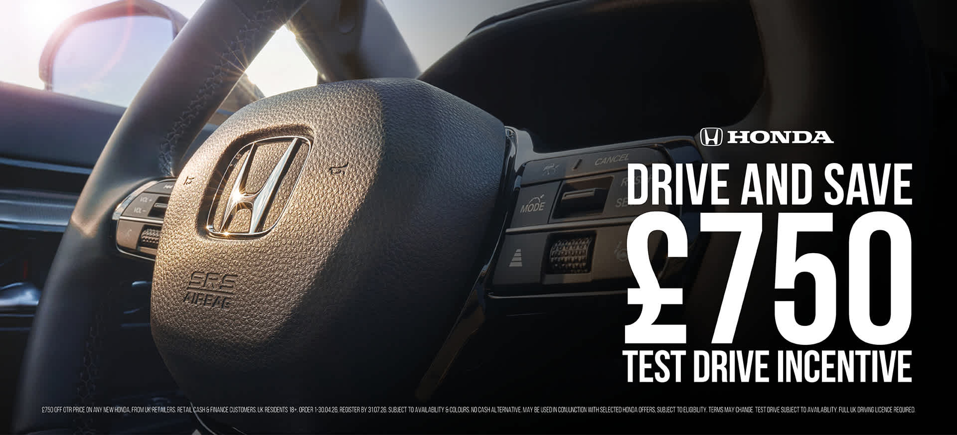 Honda Test Drive Voucher