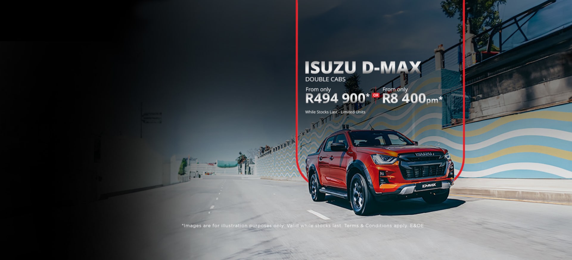 Isuzu Double Cabs From R494 900* or R8 400pm*