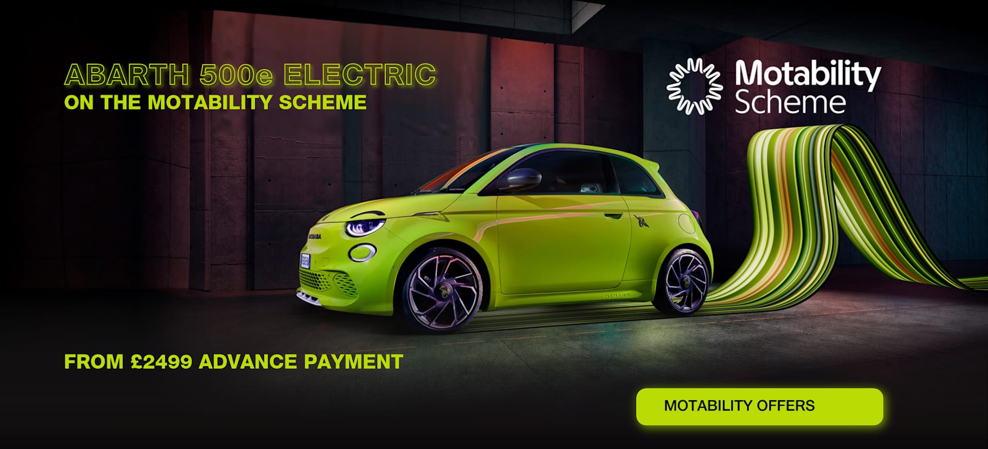 Abarth 500E on Motability