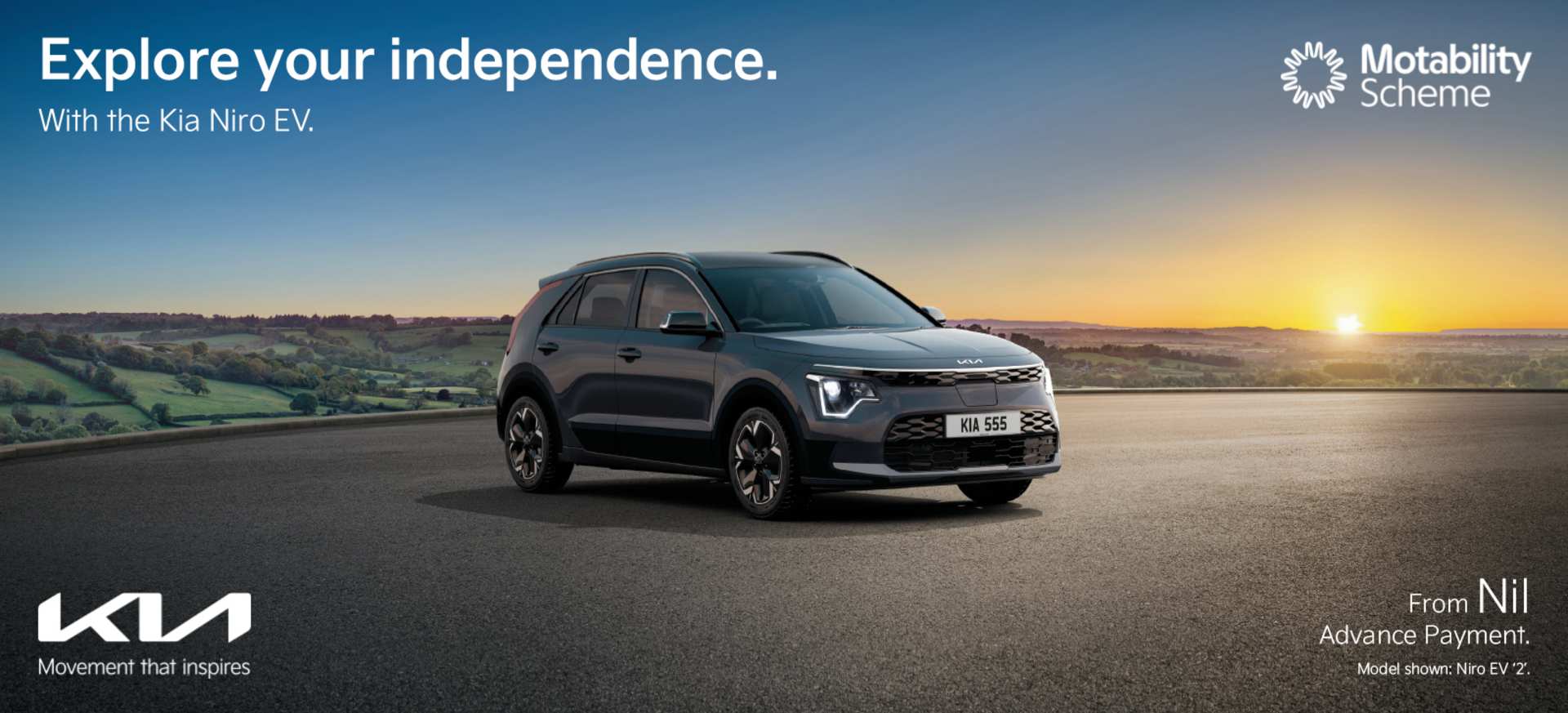Kia Banner Update Niro Motability Banner 