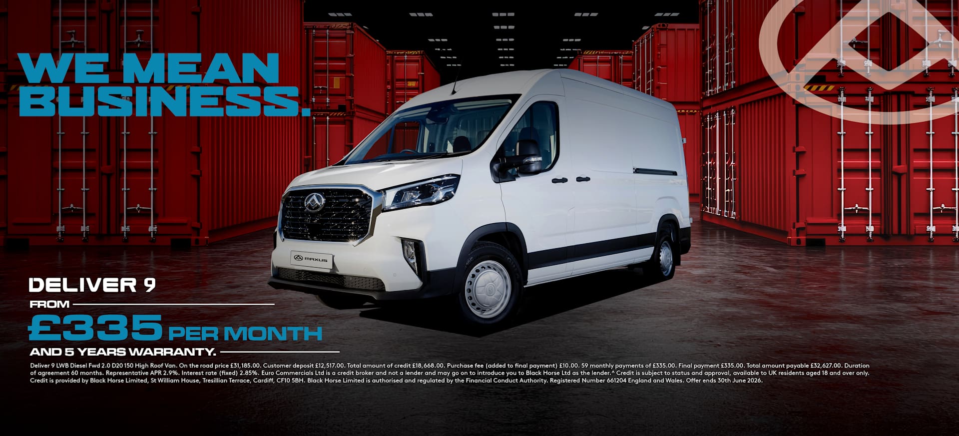Euro Maxus Deliver 9 Offer