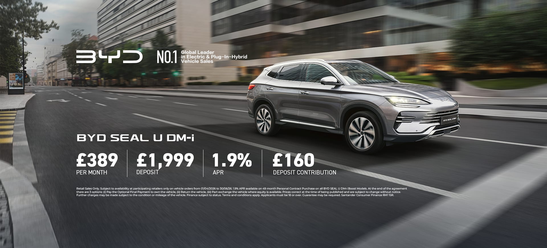 BYD Q2 Seal U Banner