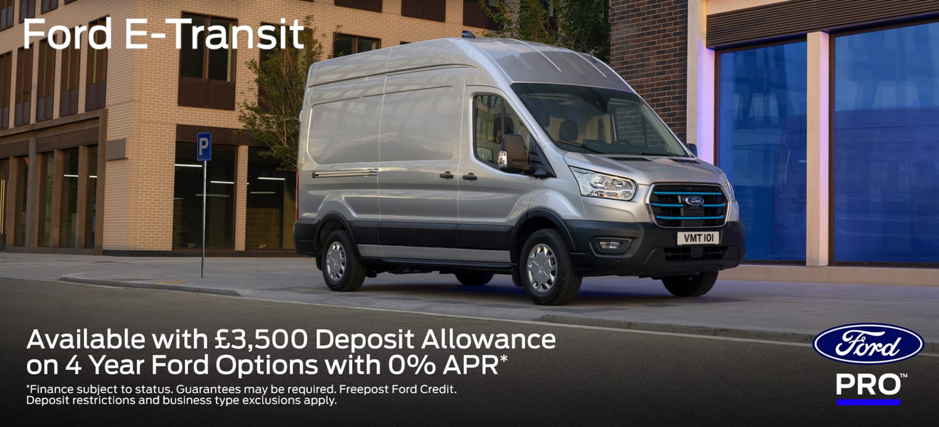 Ford E-Transit Homepage Banner