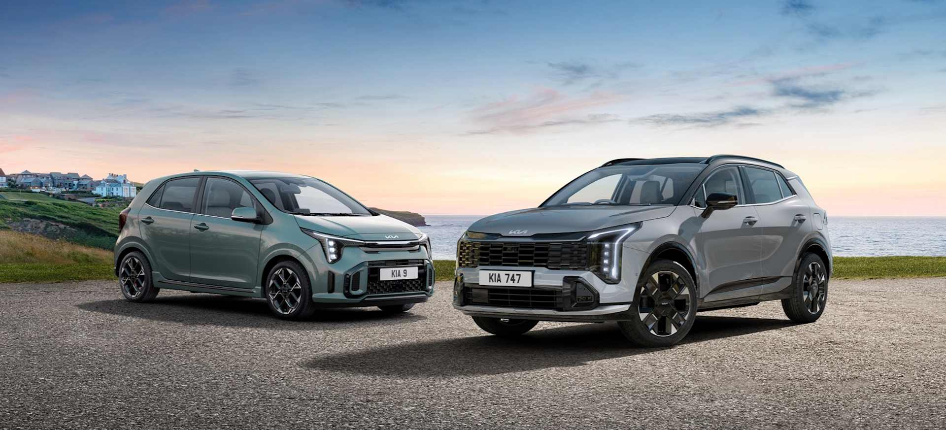 The new Kia 76 plate.