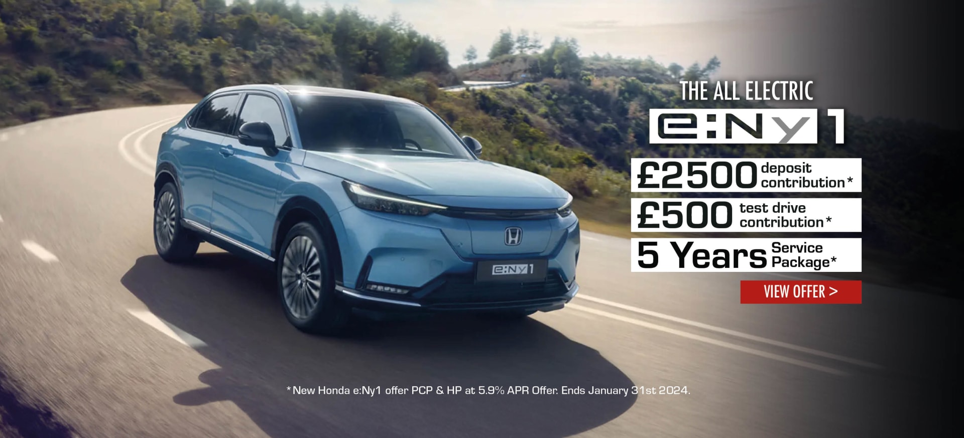 Honda e:Ny1 Electric SUV Launch Offer