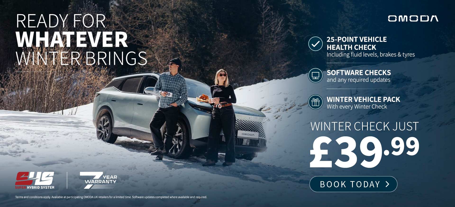 Get your OMODA winter ready for just £39.99