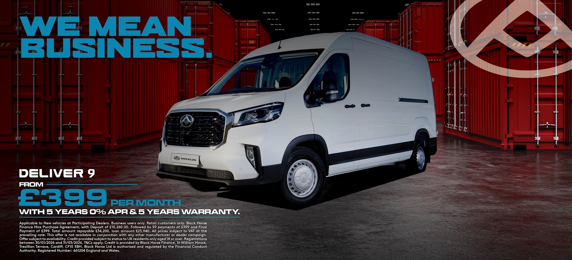 We Mean Business D9 £399*