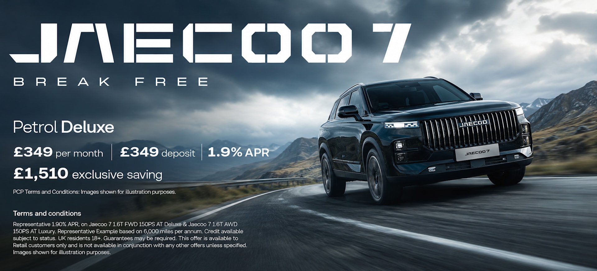 Jaecoo 7 petrol deluxe