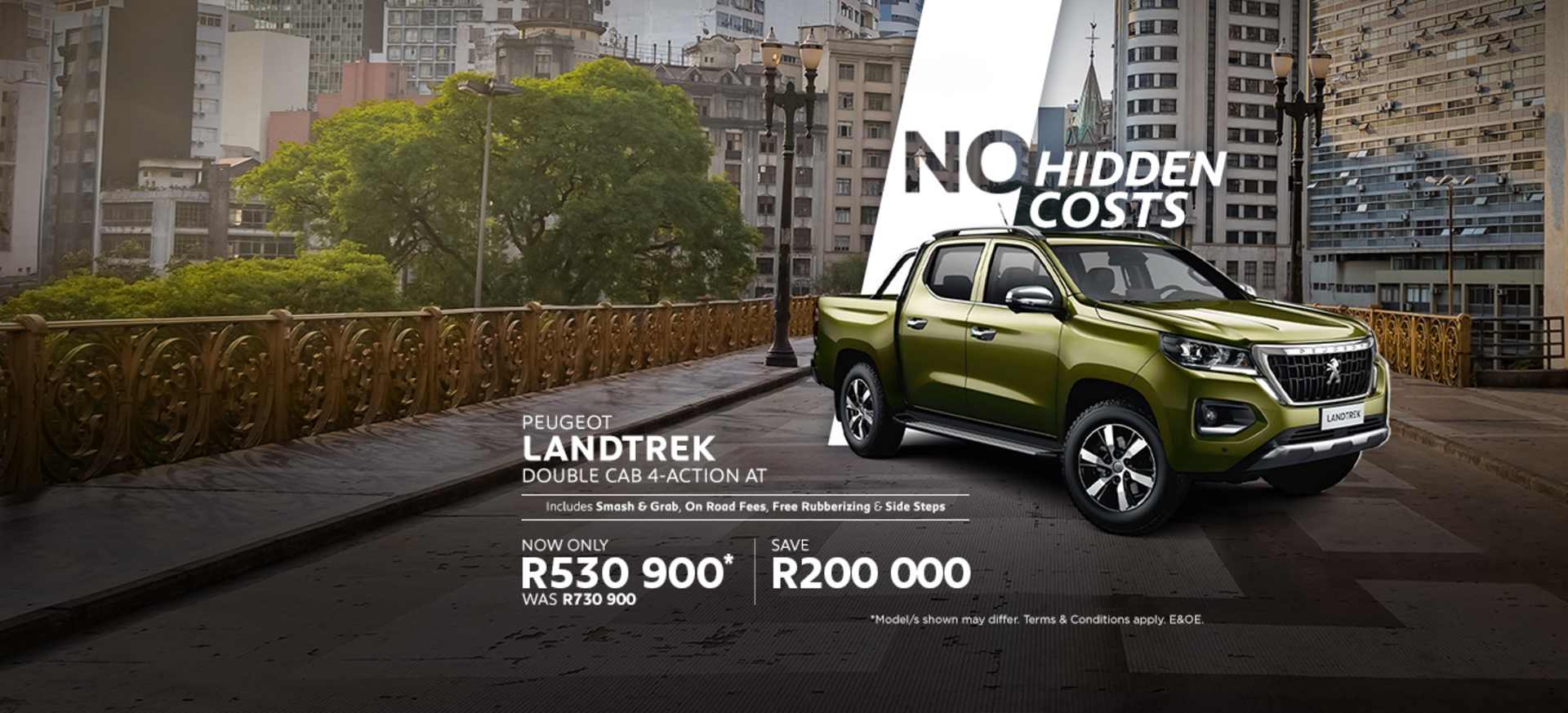 New Peugeot Landtrek 4Action Special now R530 900 Save R200 000