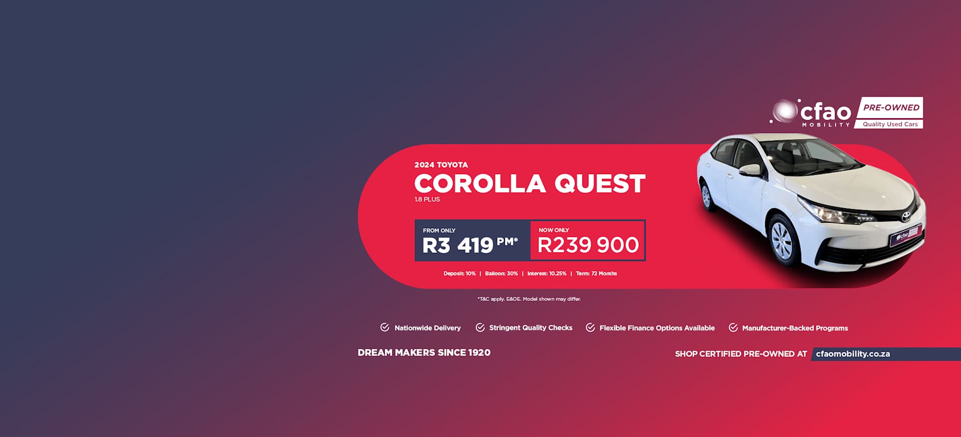 2024 Toyota Corolla Quest 1.8 Plus