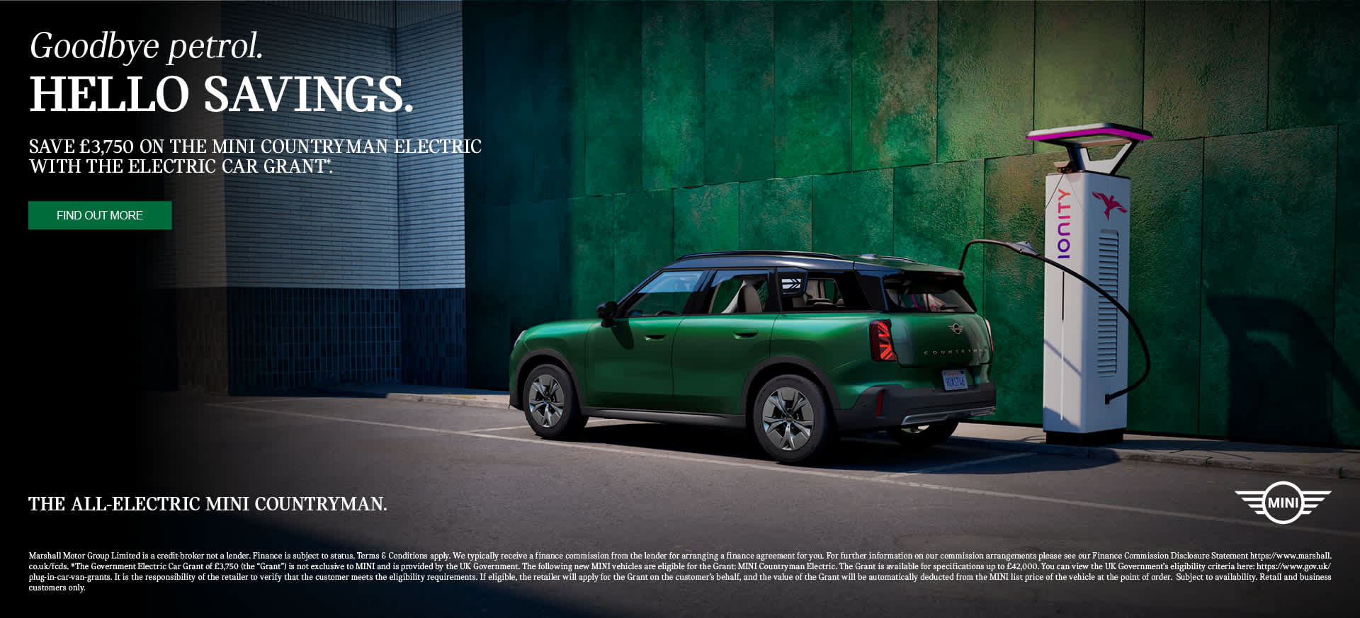 GOODBYE PETROL. HELLO SAVINGS.