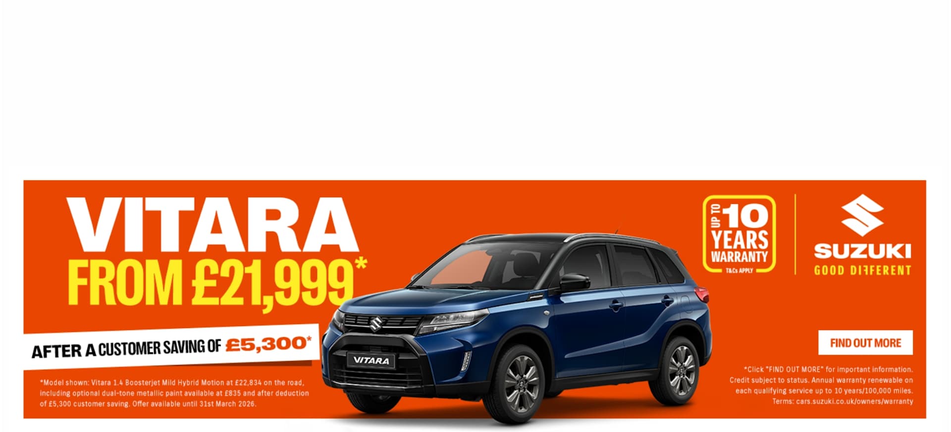 Q1 2026 Suzuki Vitara 