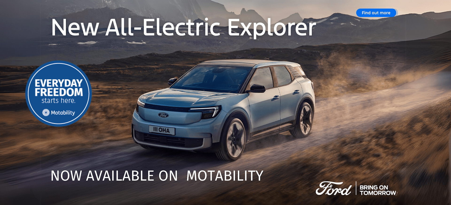 New All-Electric Ford Explorer Now on Motability