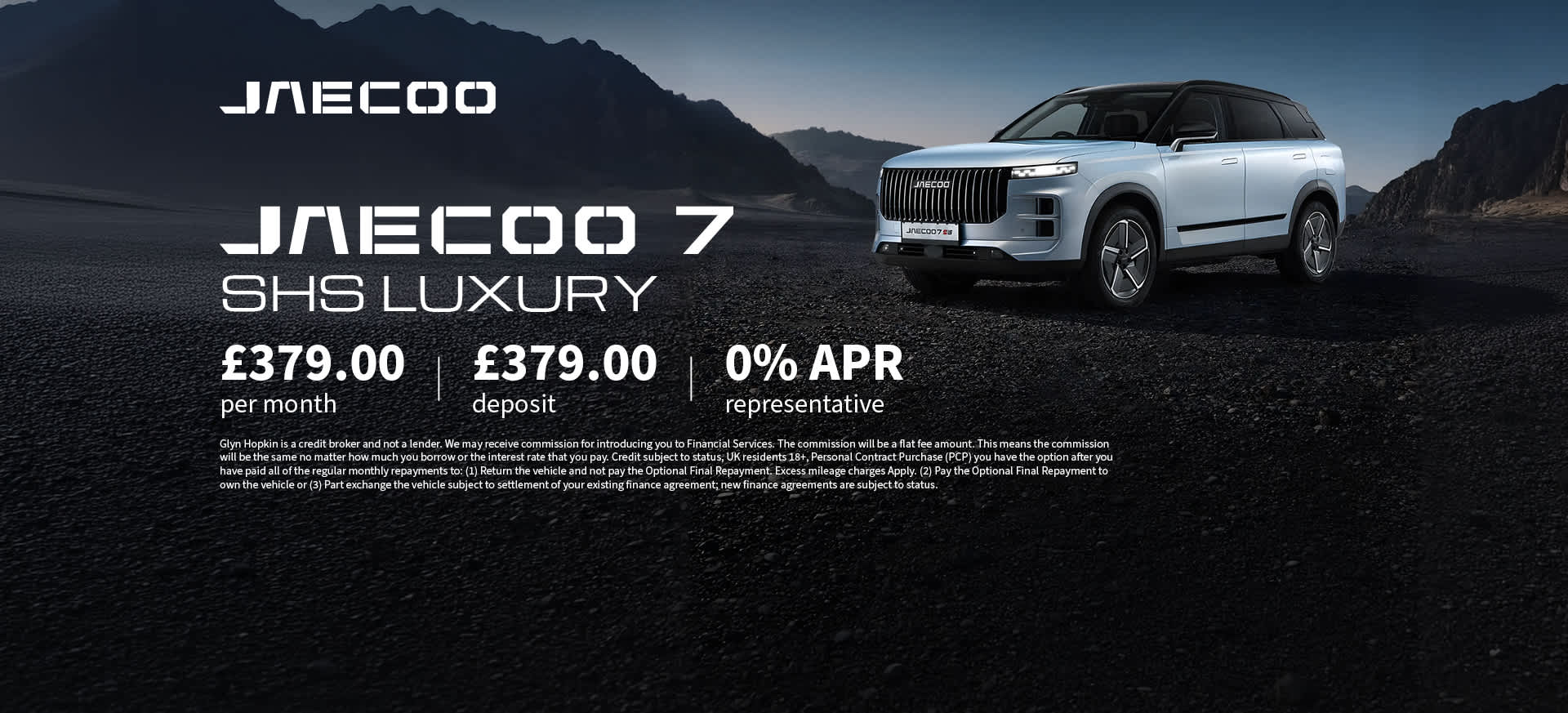 Jaecoo 7 SHS Luxury Q2 Banner