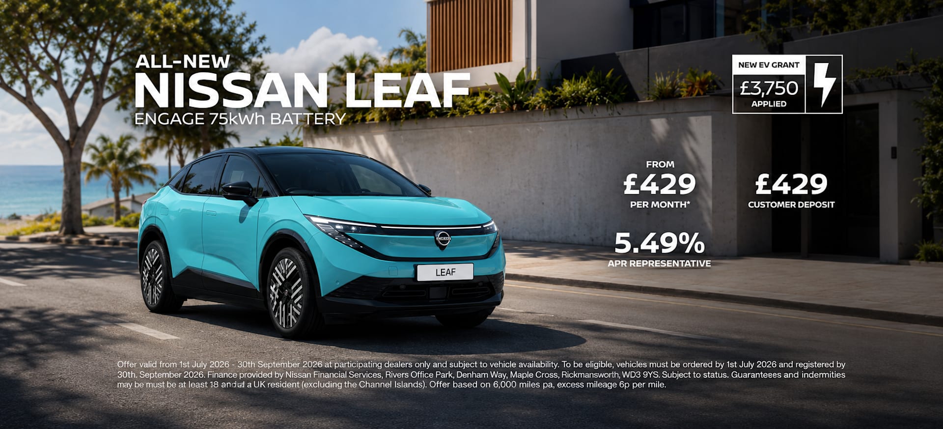 Nissan LEAF Q3 26 offer