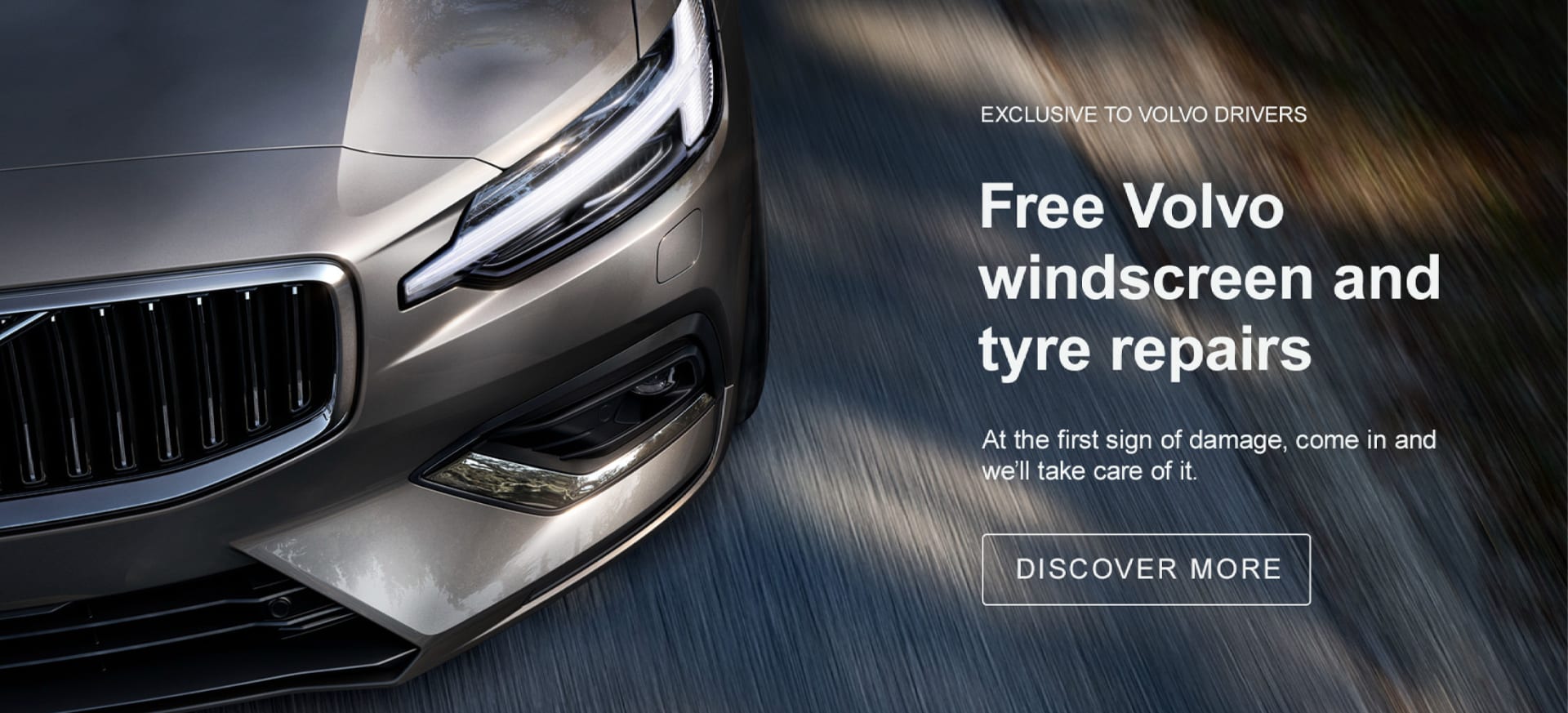 Volvo Free Windscreen and Tyre Repair