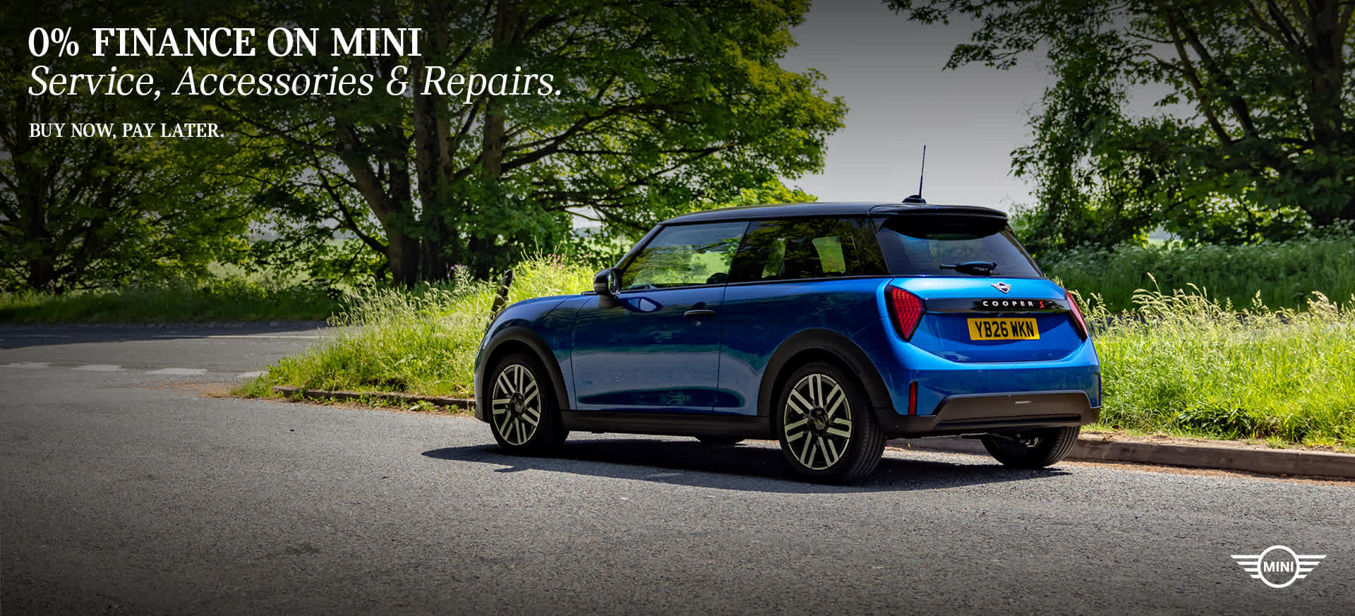 0% APR FINANCE ON MINI SERVICING, REPAIRS AND ACCESSORIES.