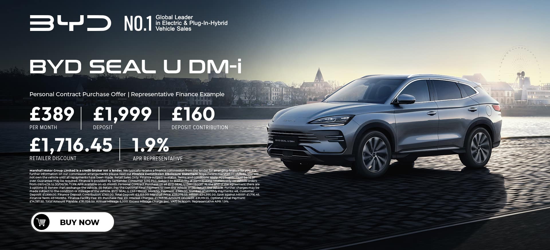 BYD SEAL U DM-i PERSONAL CONTRACT PURCHASE OFFER