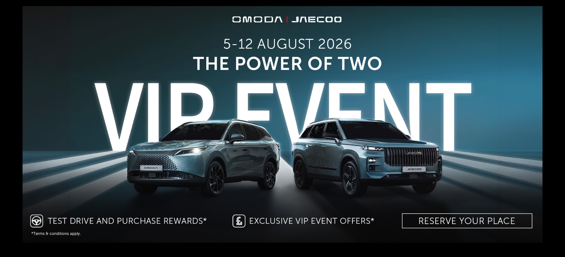 leslies omoda jaecoo vip event