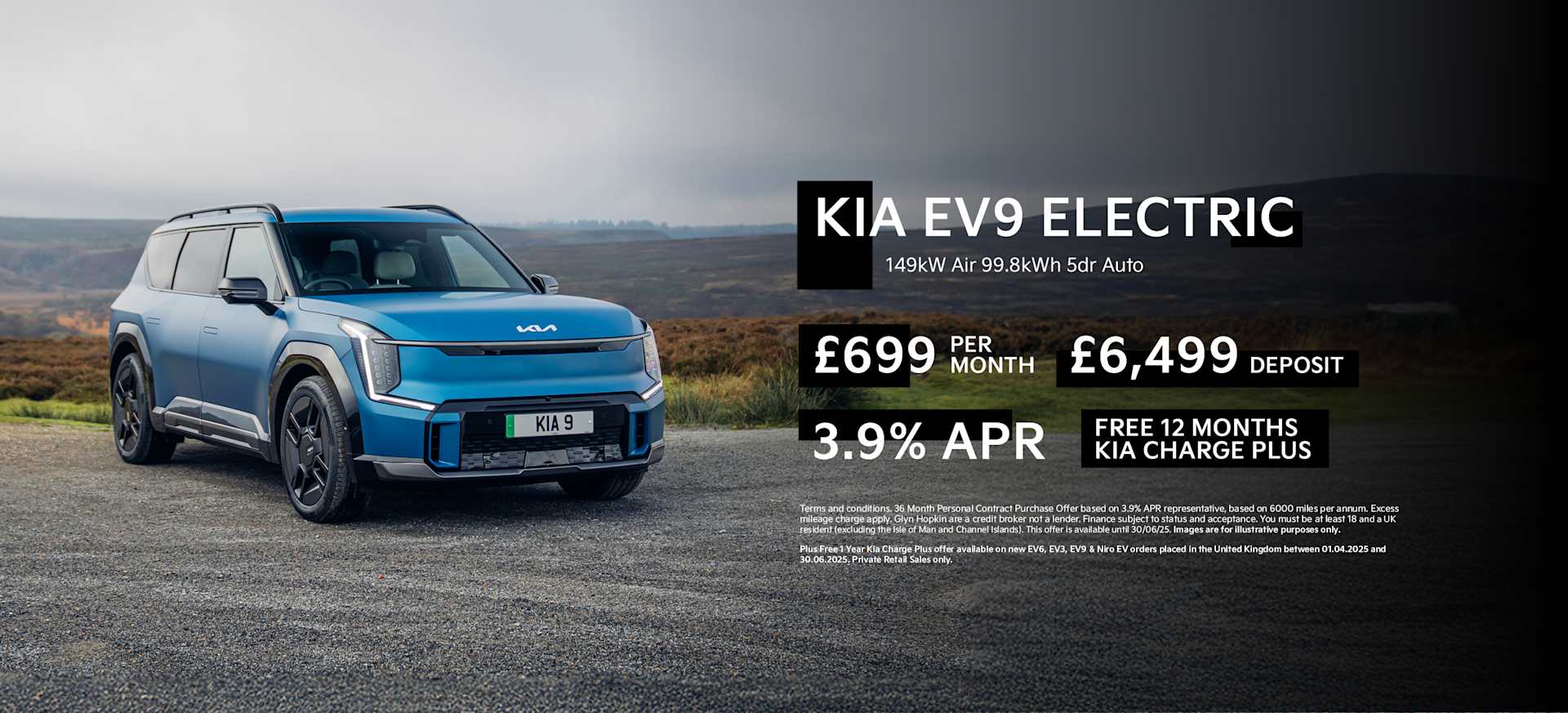 Kia EV9 Air offer q2 2025