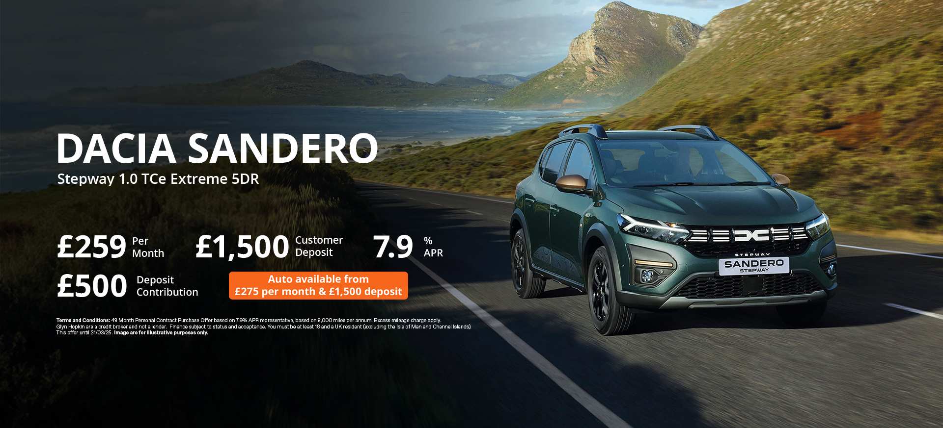 New Dacia Sandero Stepway