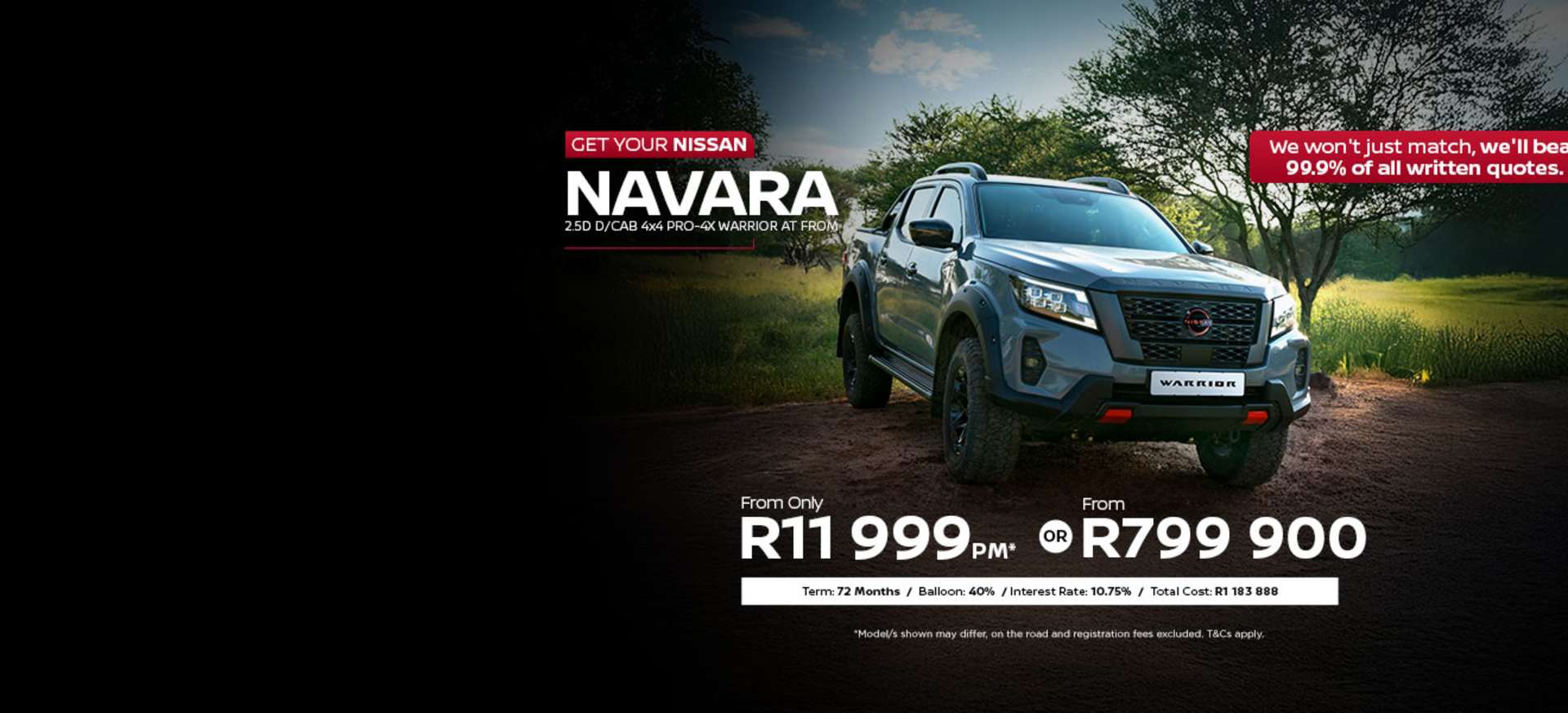 Nissan Navara 2.5D D/Cab 4X4 Pro-4X Warrior 