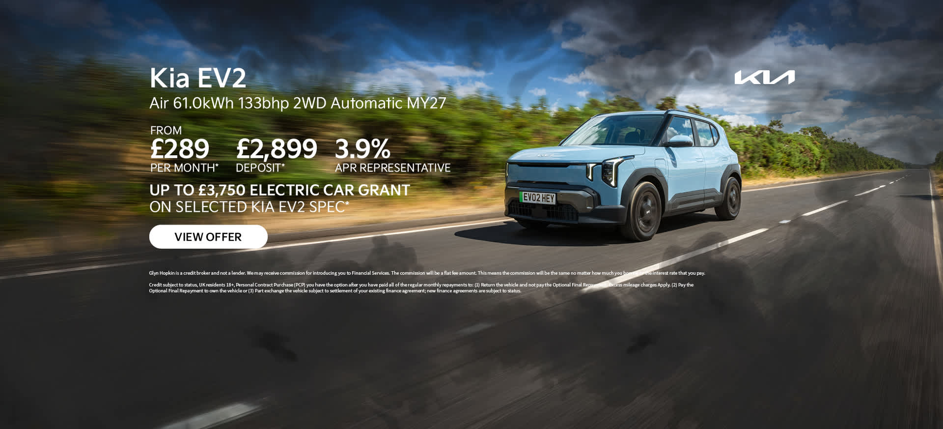 Kia EV2 Q4 Halloween Banners