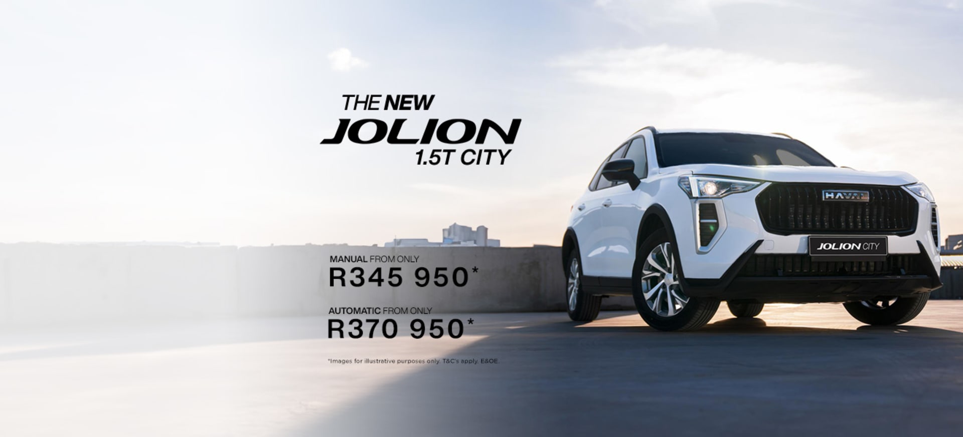 New HAVAL Jolion City from R345 950*
