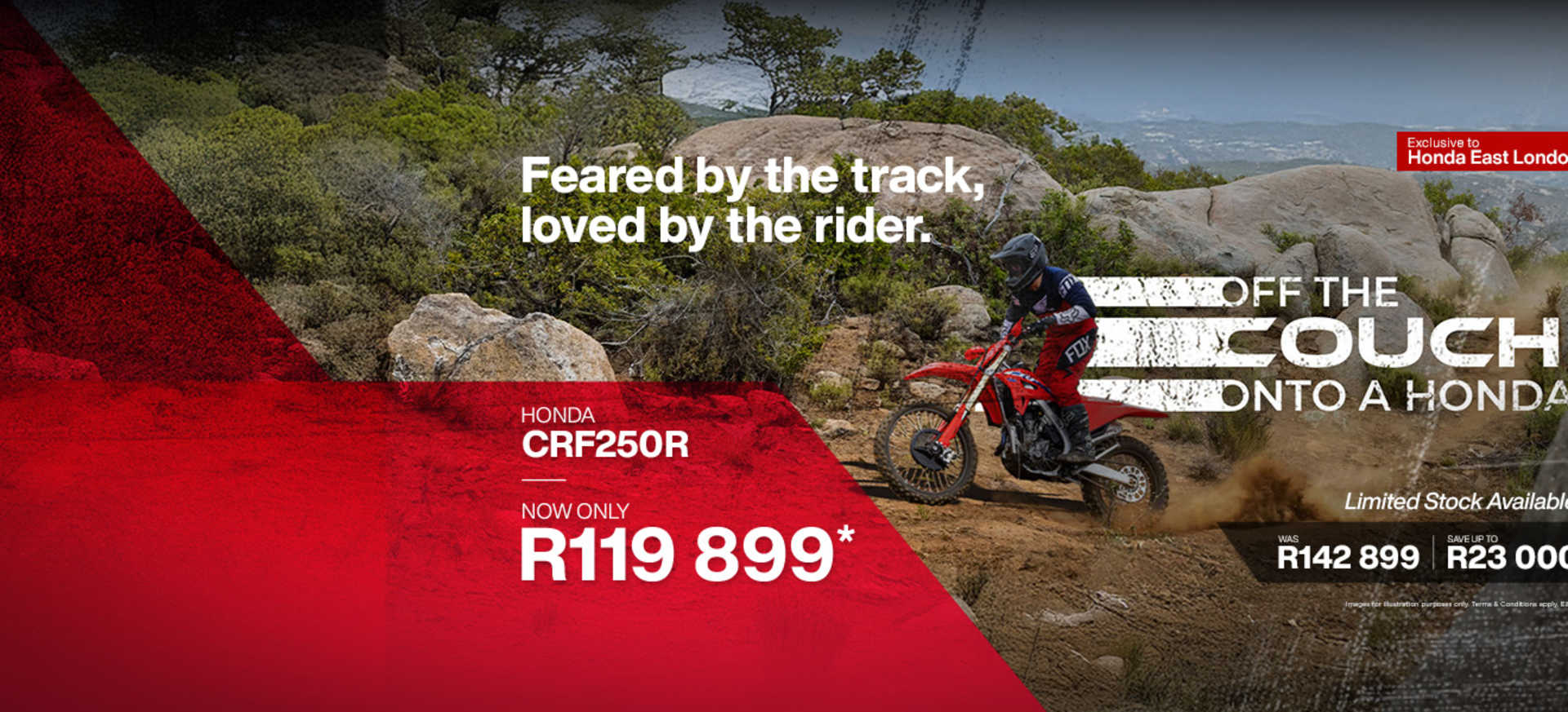 NEW Honda CRF250R now only R119 899*