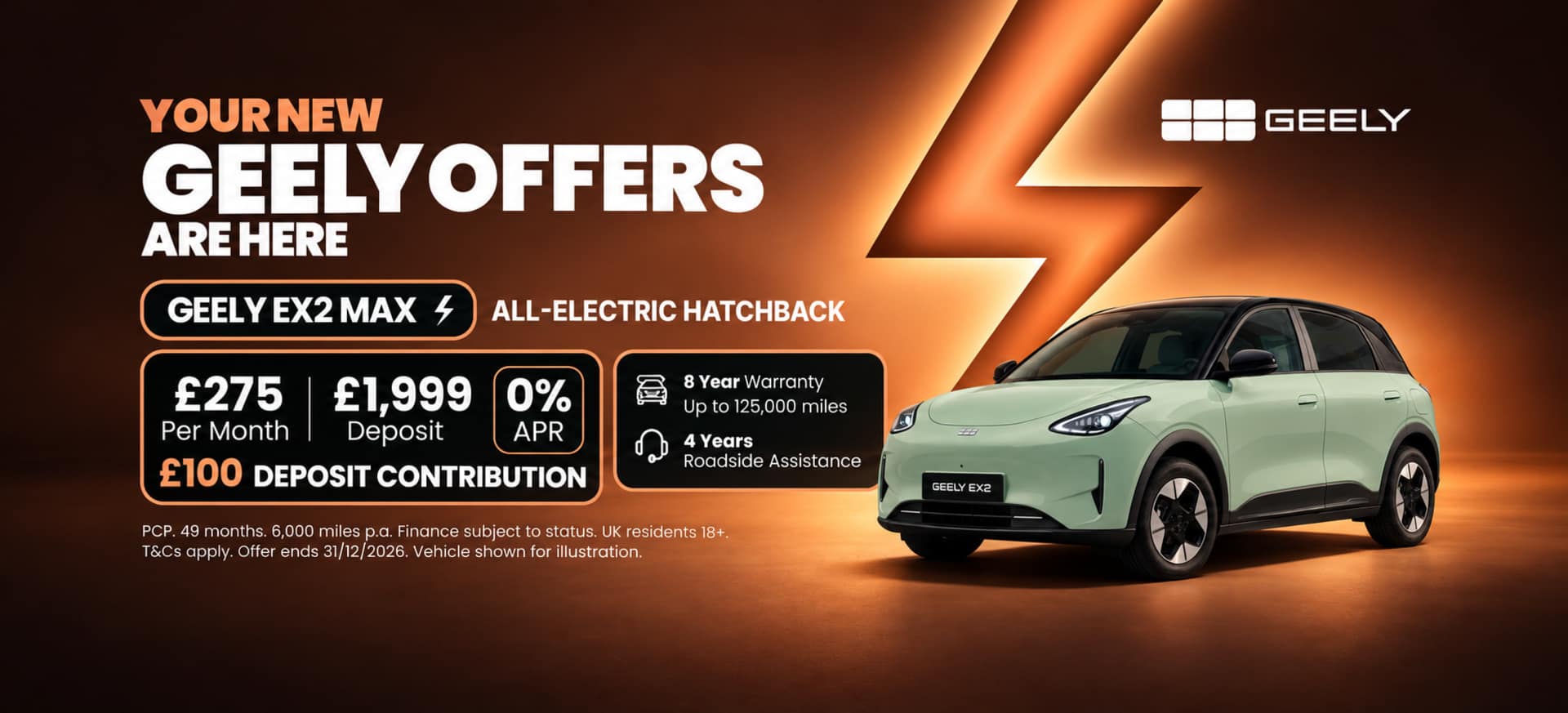 Geely EX2 Max Q4 Offer