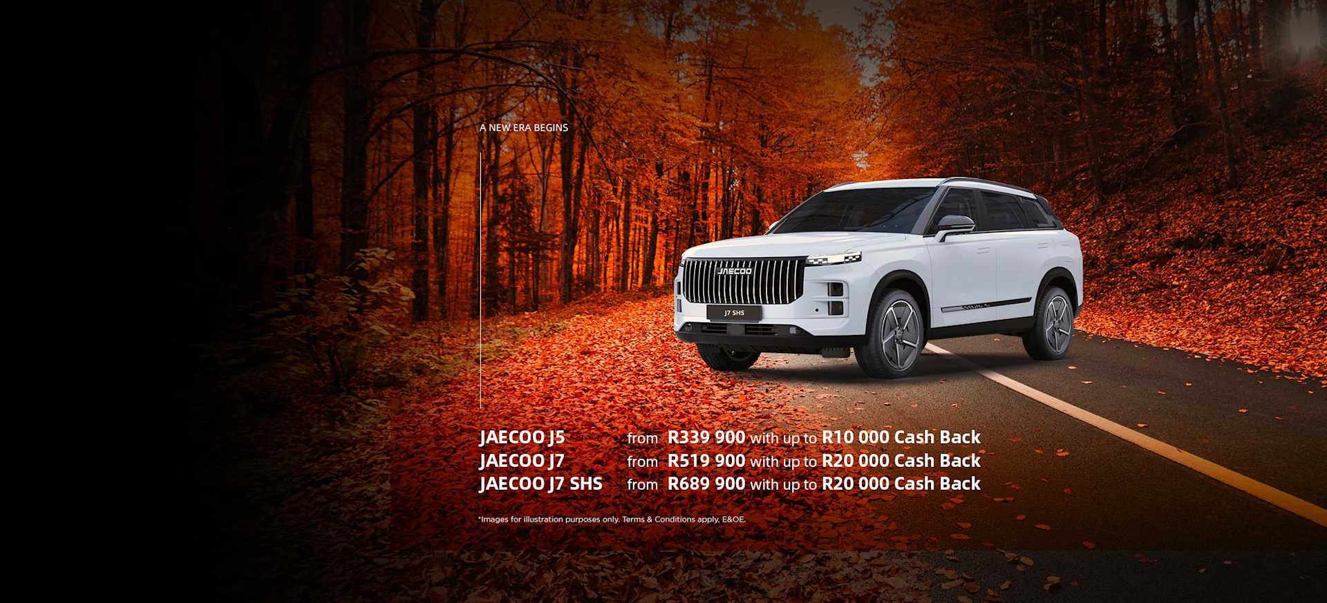 New Jaecoo Cash Back Special Offers from JAECOO Klerksdorp