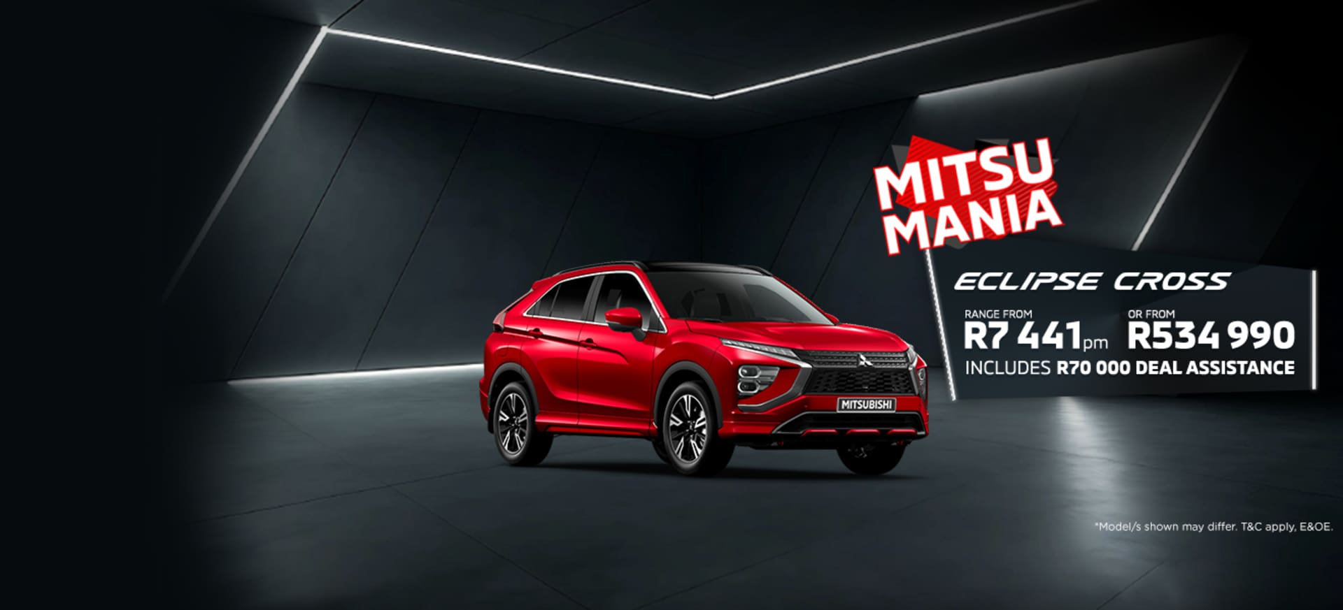 New Mitsubishi Eclipse Cross Offer from R7 441pm*
