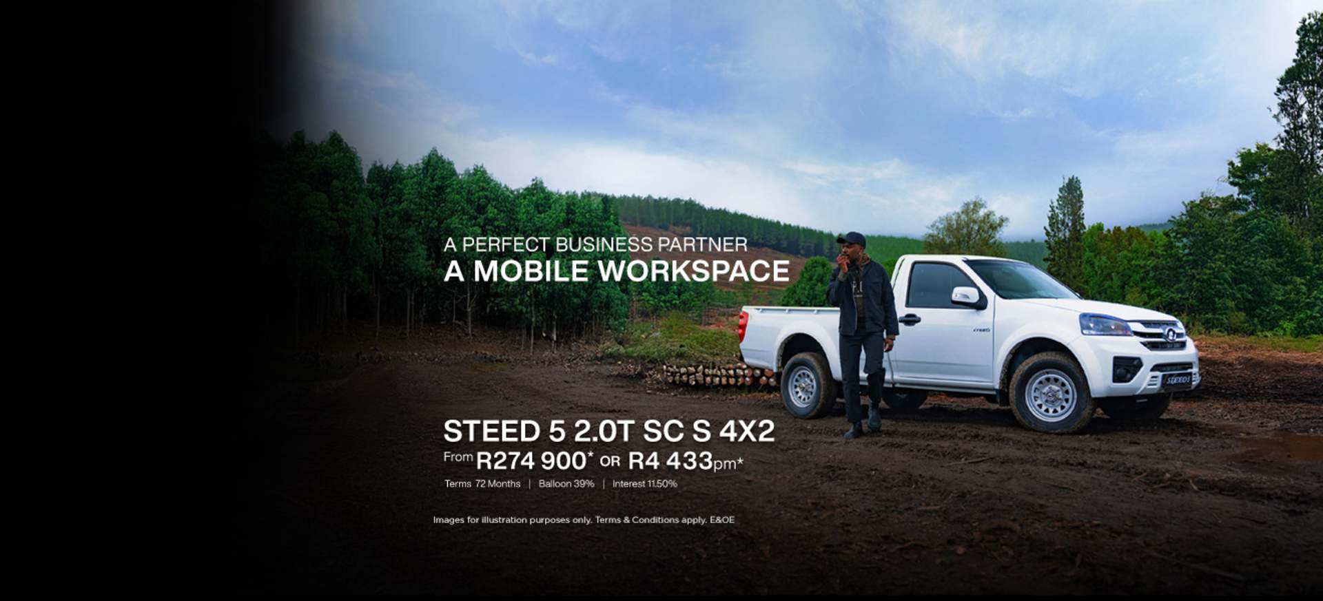 STEED 5 2.0T S/Cab S 4x2 From R4 433pm*