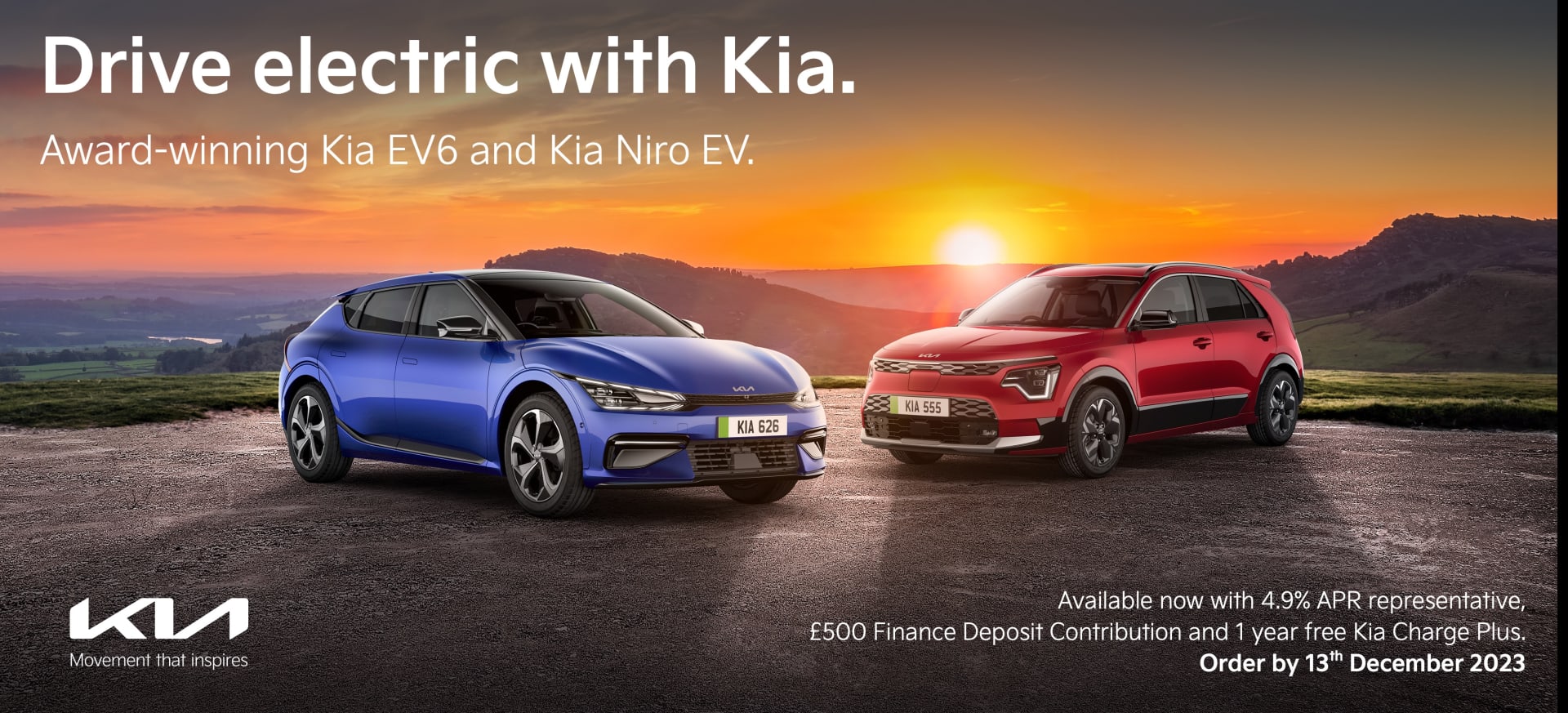 Drive electric with Kia.