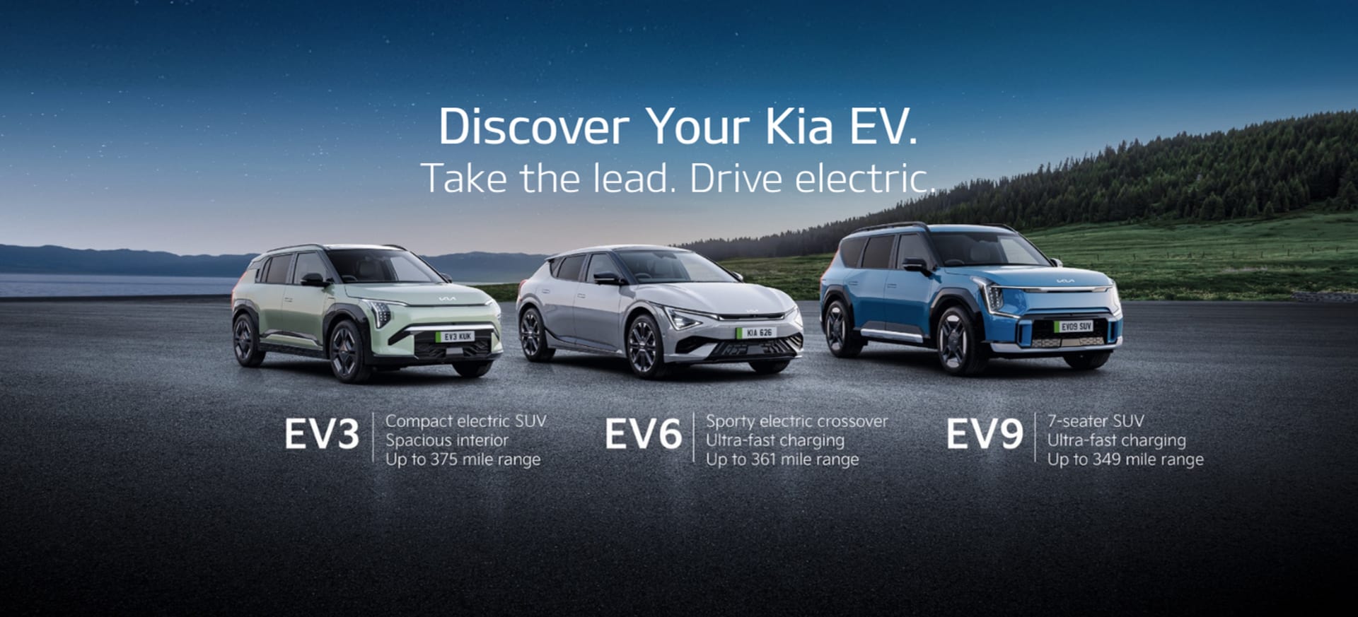 Kia Contract Hire Homepage