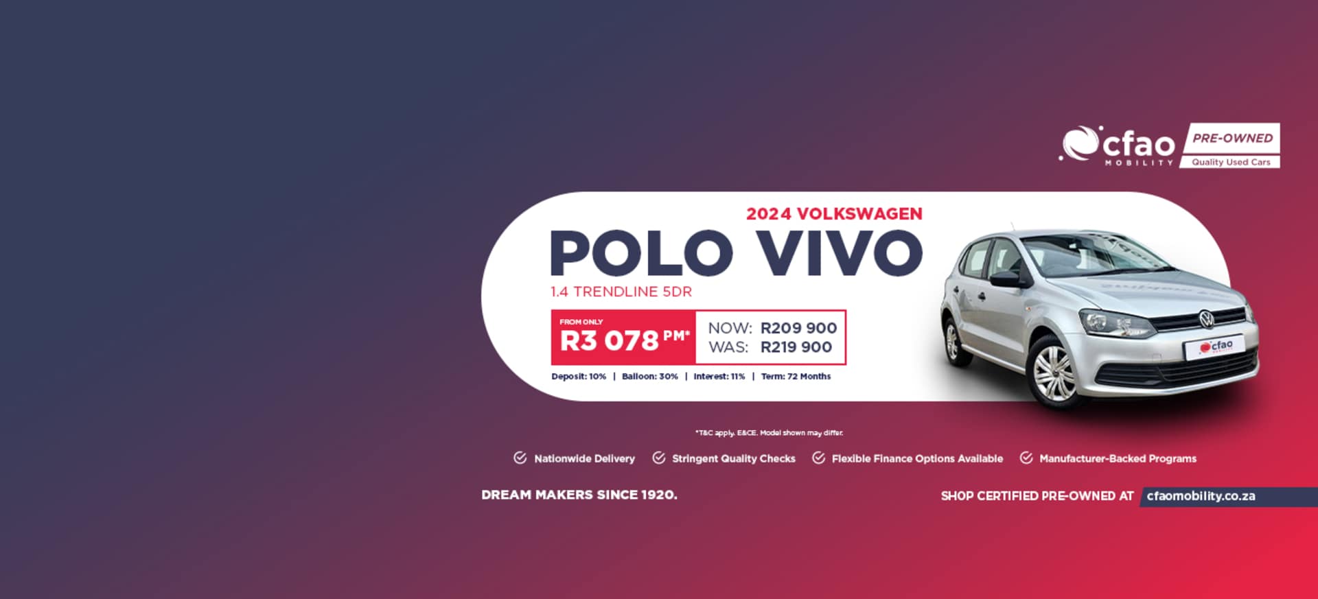2024 Volkswagen Polo Vivo 1.4 Trendline 5DR