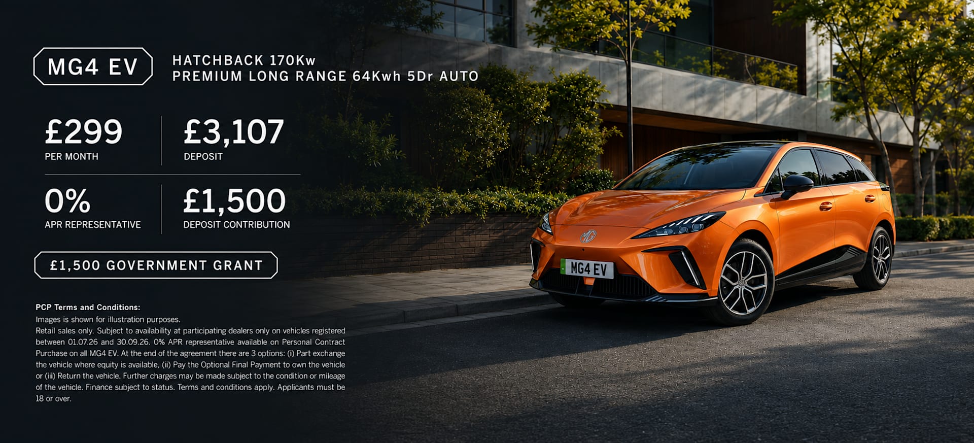 MG4 EV Q3 Website Banner