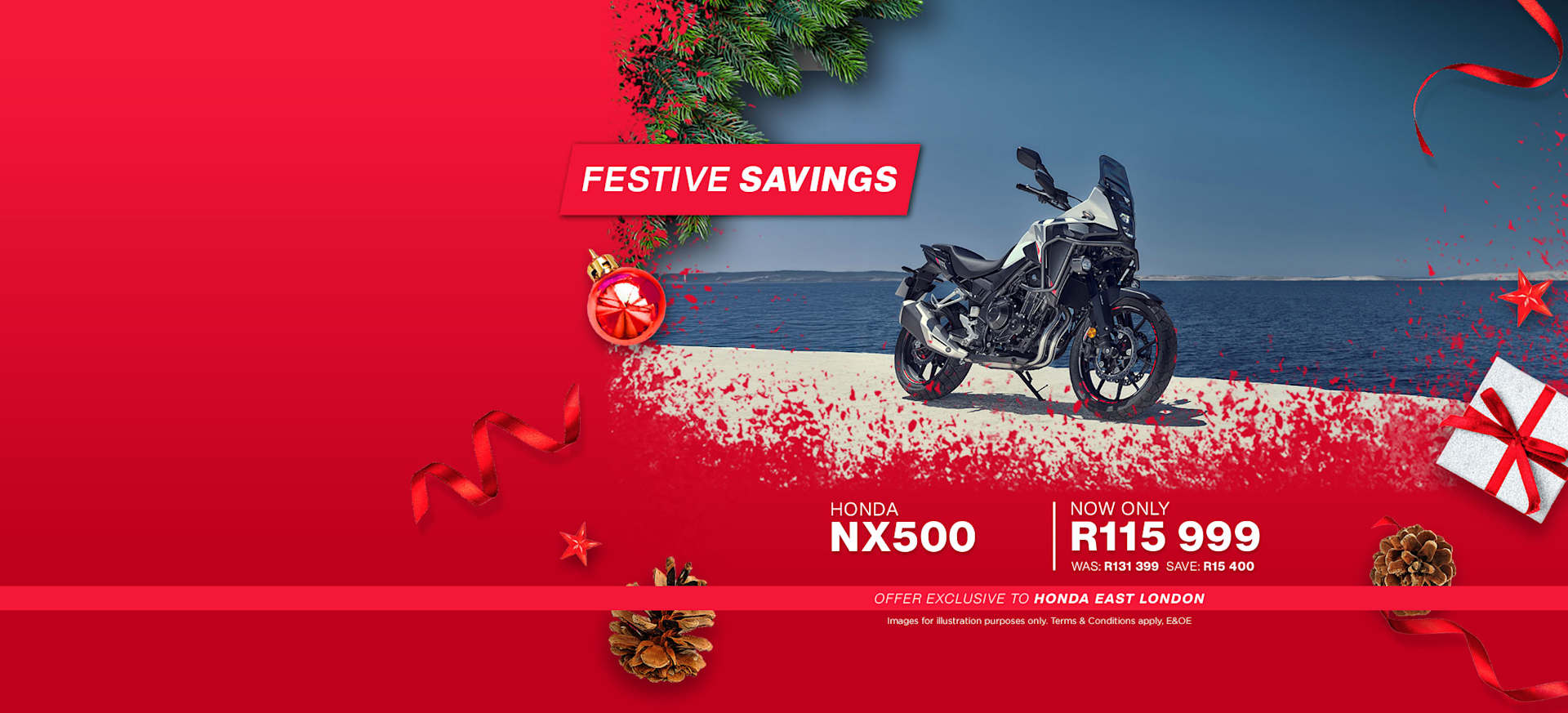 New Honda NX500 Motorbike Special Offer