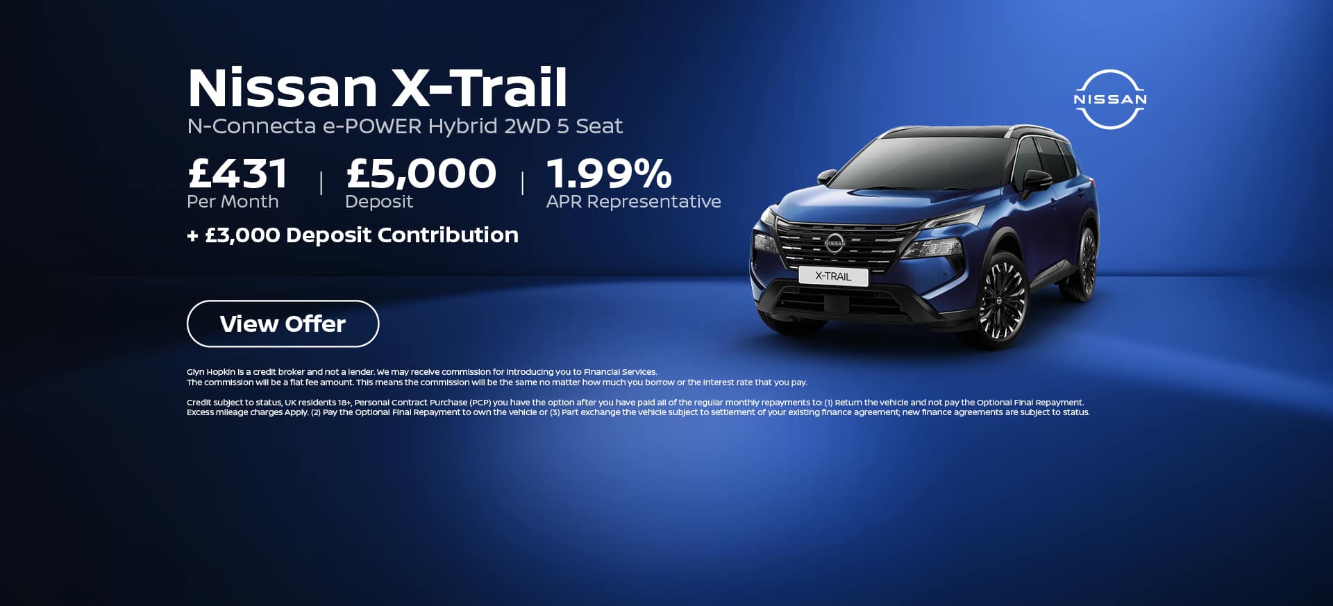 Nissan X-trail Q4 Banners