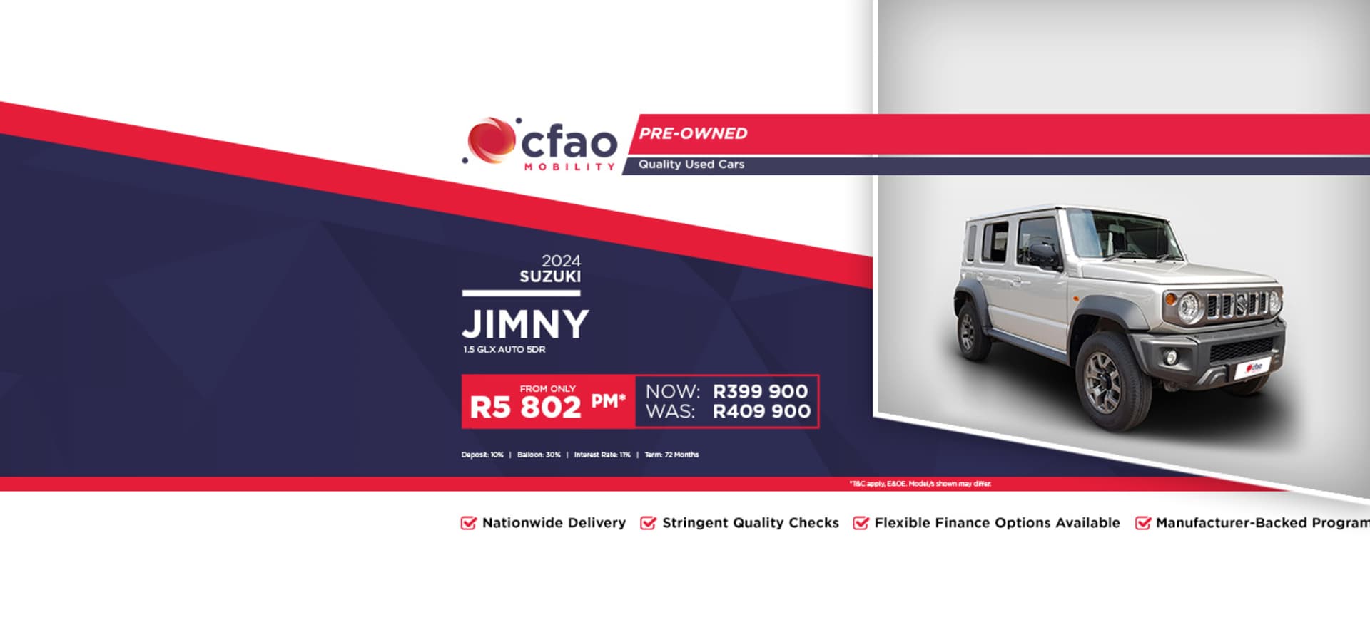 2024 Suzuki Jimny 1.5 GLX Auto 5Dr Used Special Offer