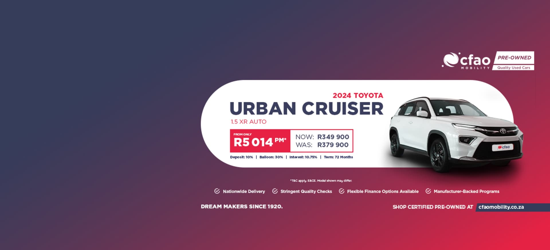 2024 Toyota Urban Cruiser 1.5 XR Auto 