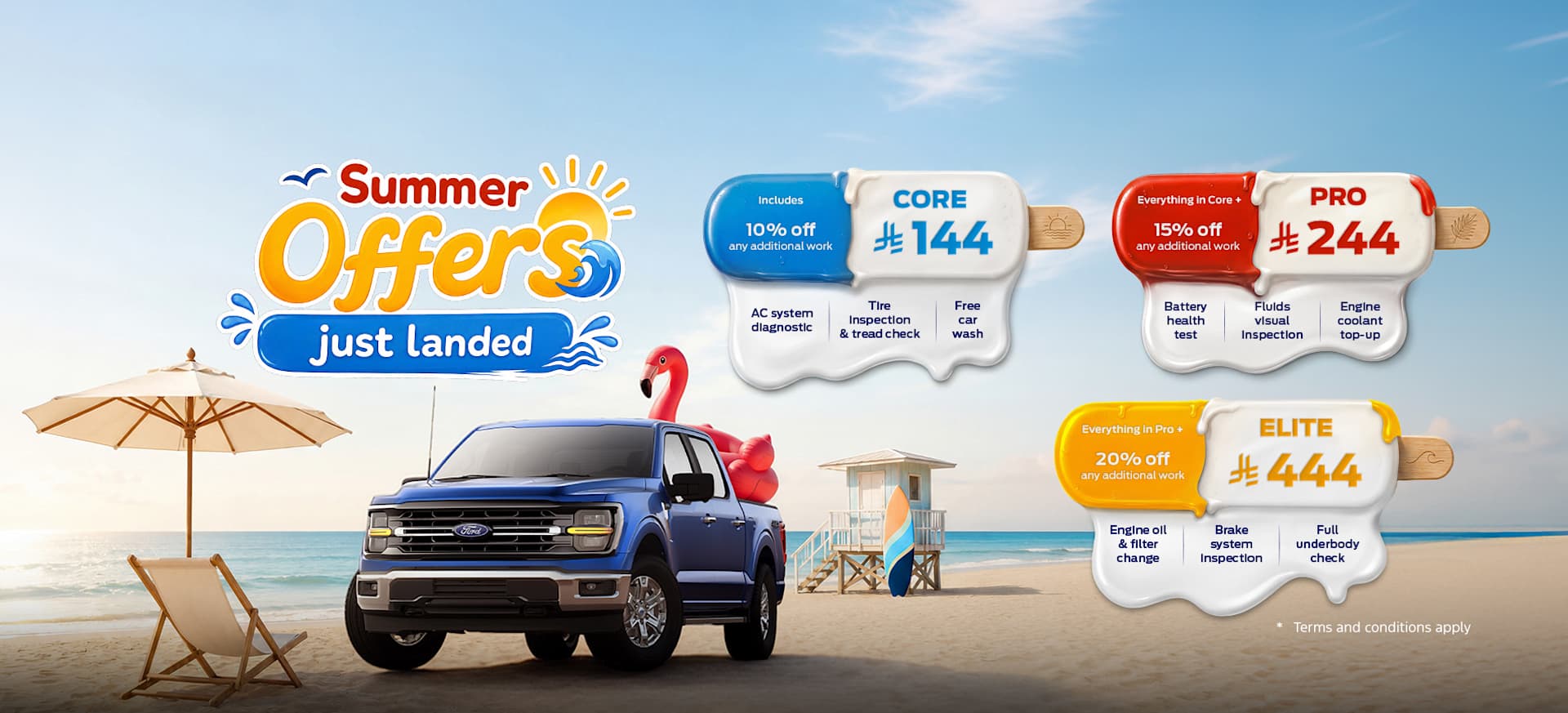 Ford Summer Service Packages