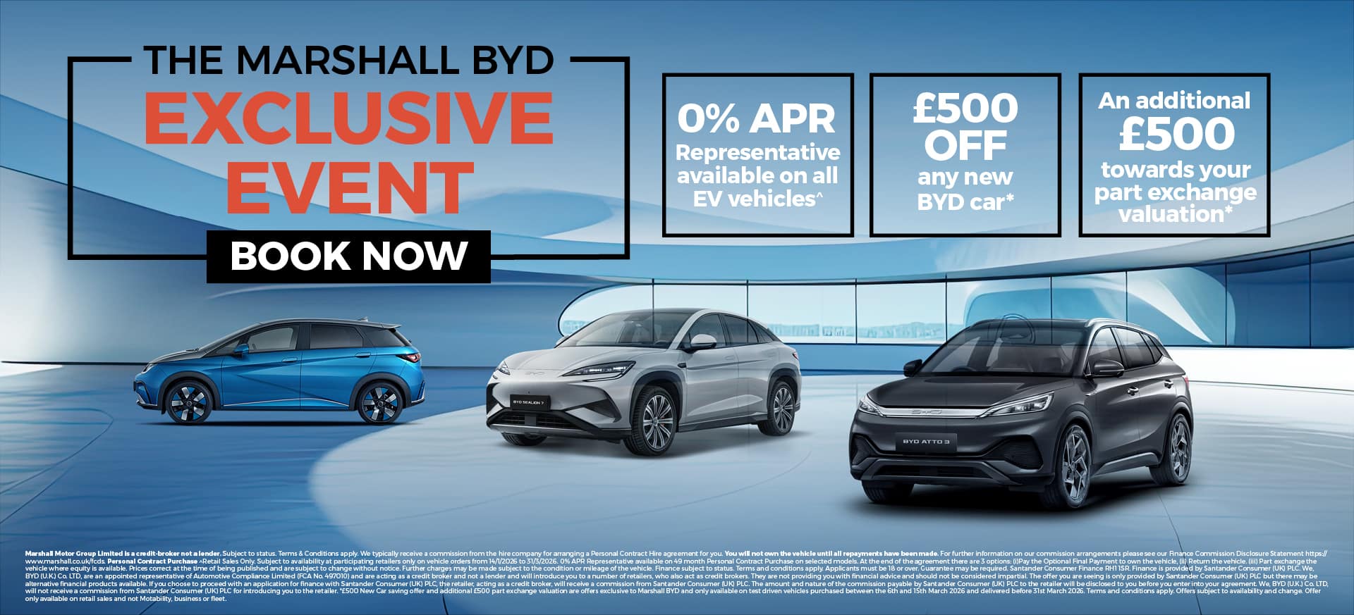 Marshall BYD Exclusive Sales Event