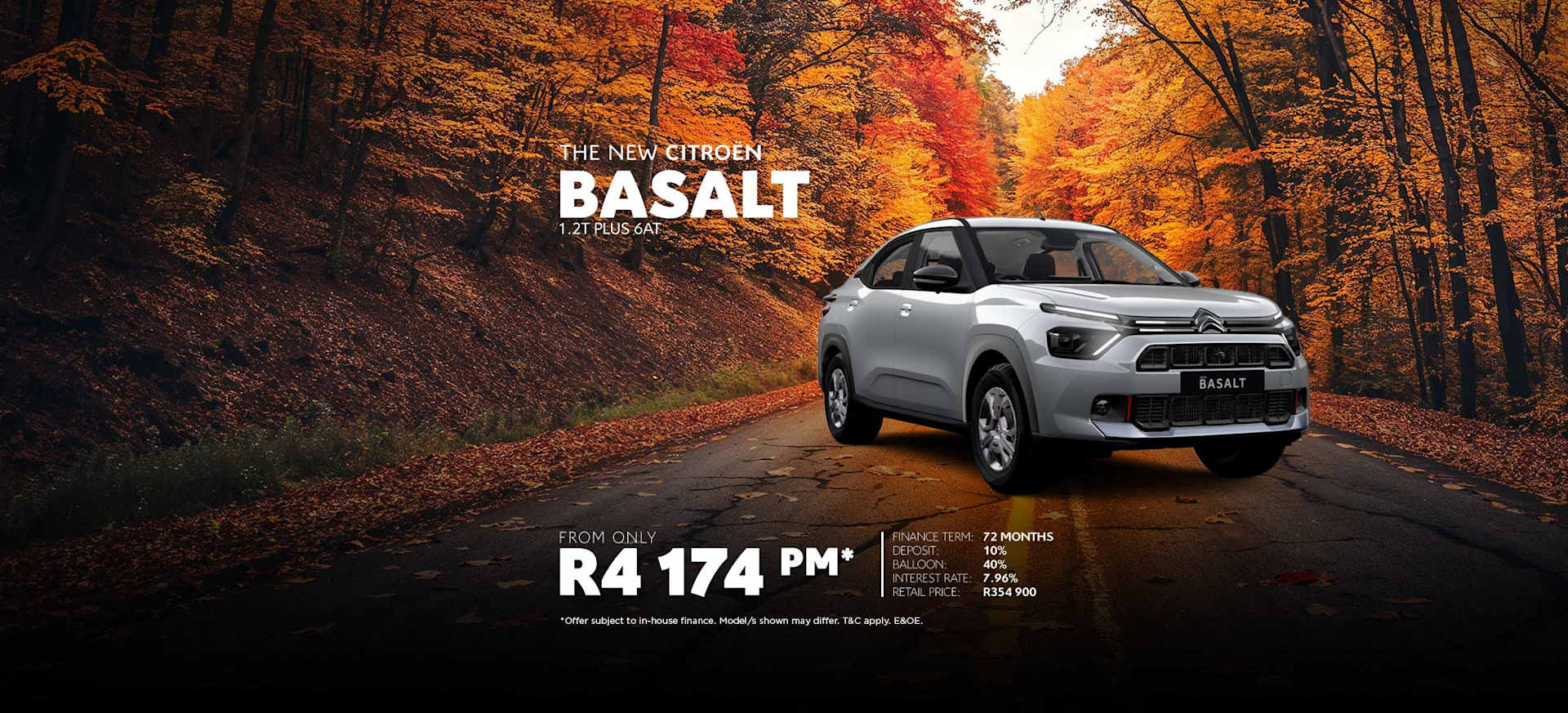 New Citroën Basalt 1.2T Plus 6 AT