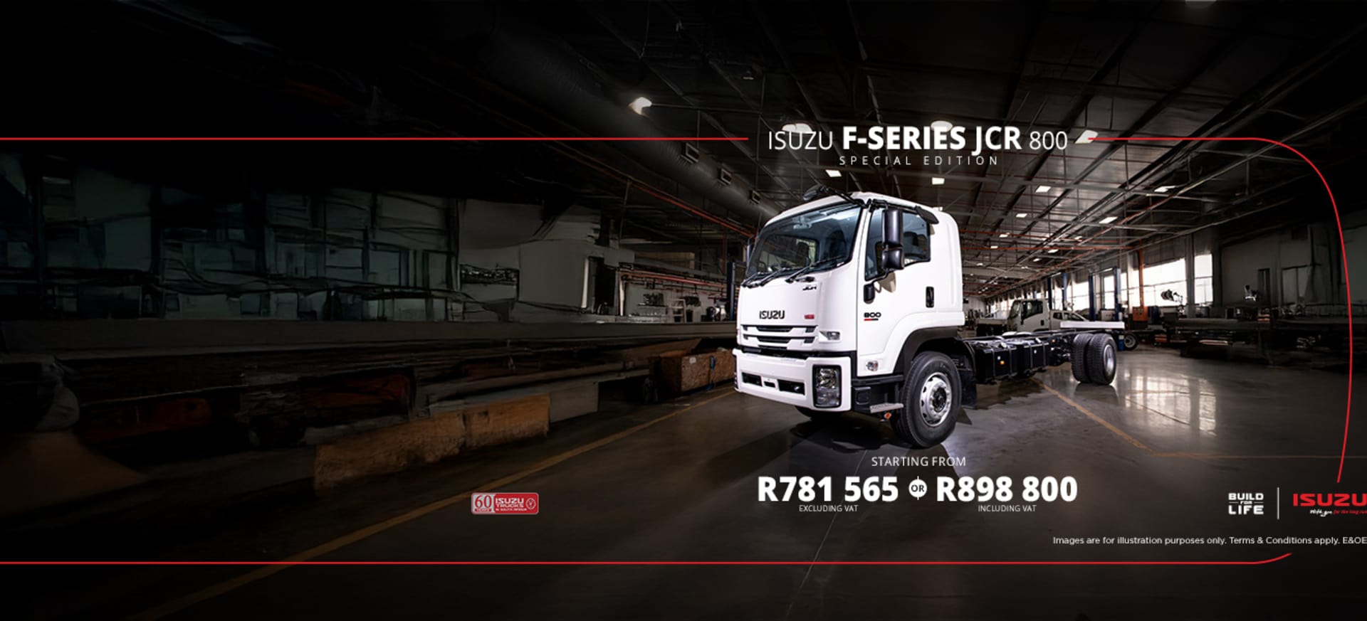 ISUZU F-Series JCR 800 from R781 565 Excl VAT