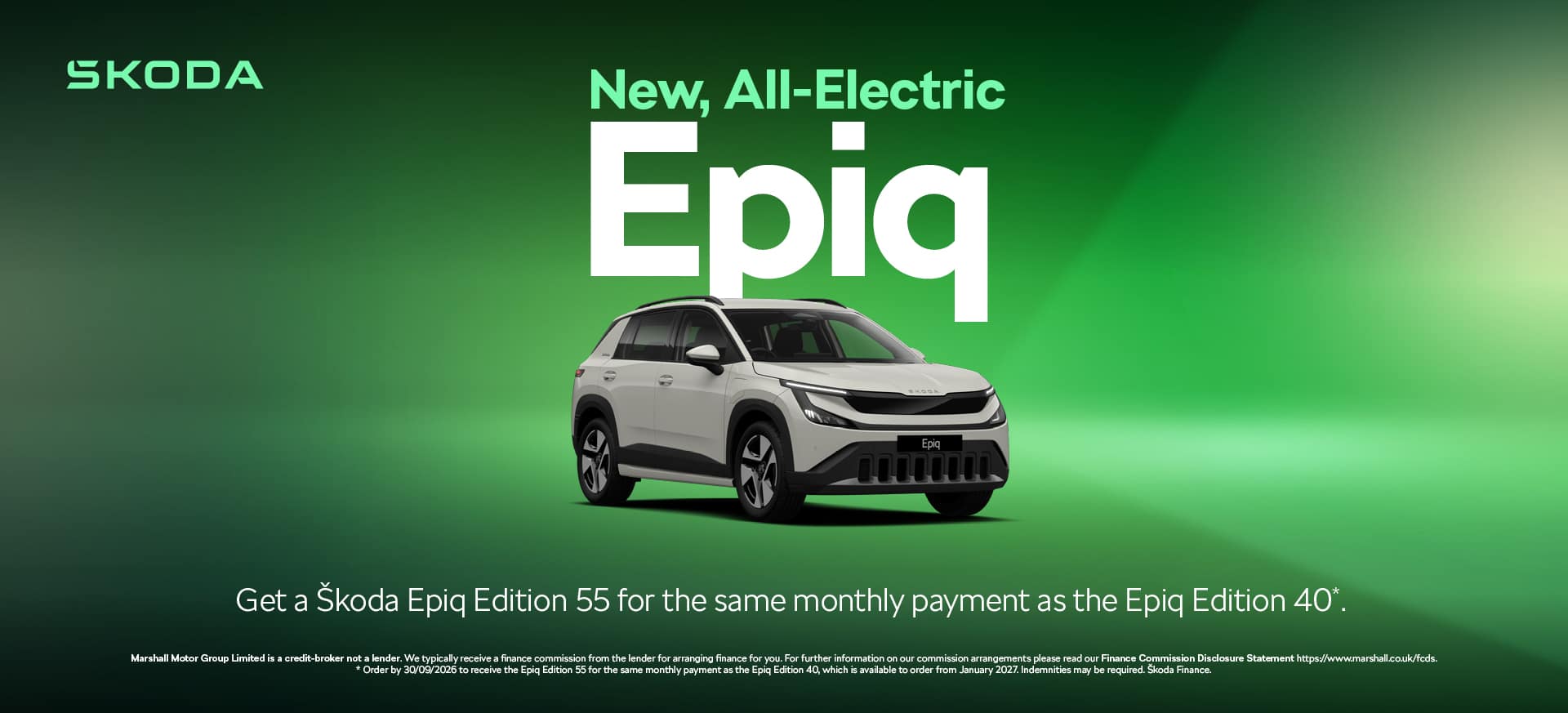 Skoda Epiq Upgrade Offer