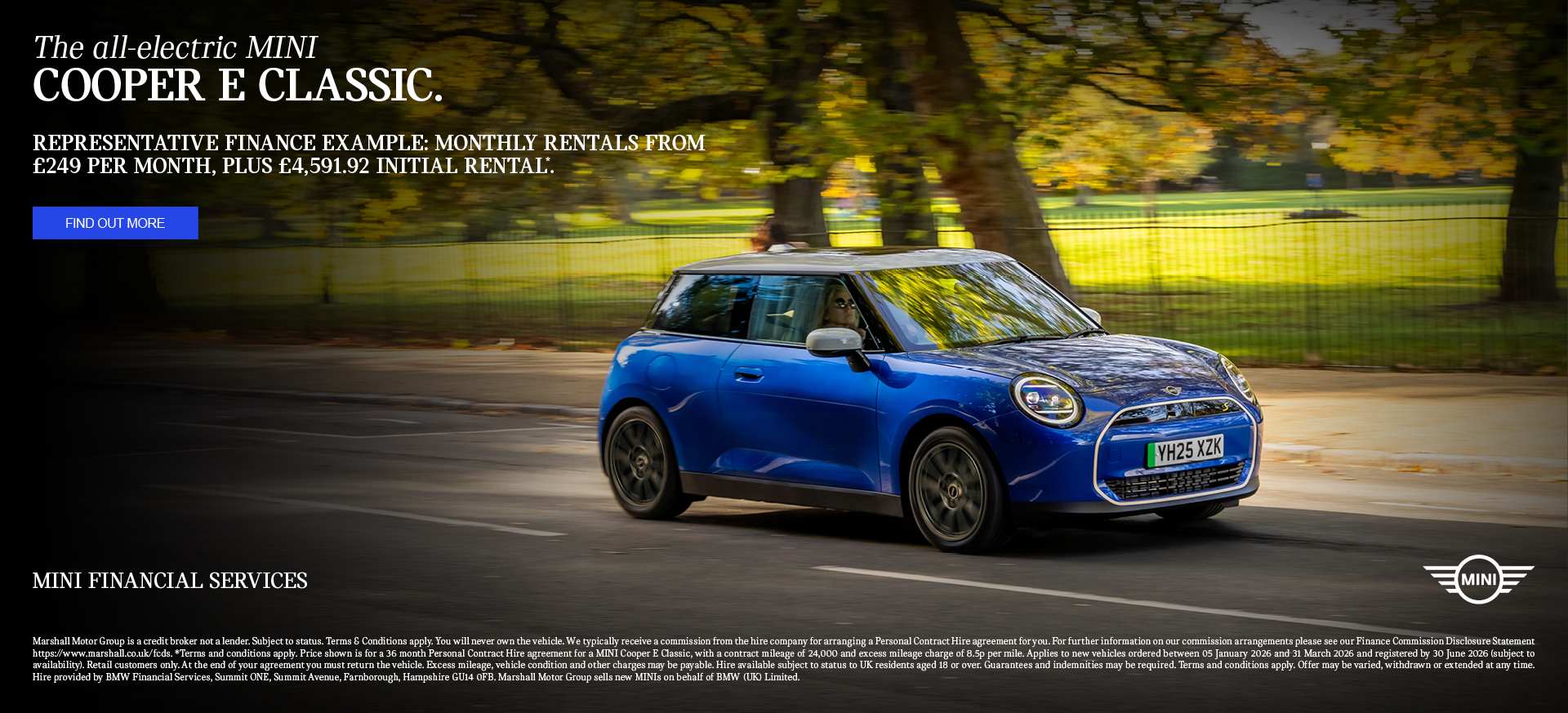 ALL-ELECTRIC MINI COOPER E CLASSIC