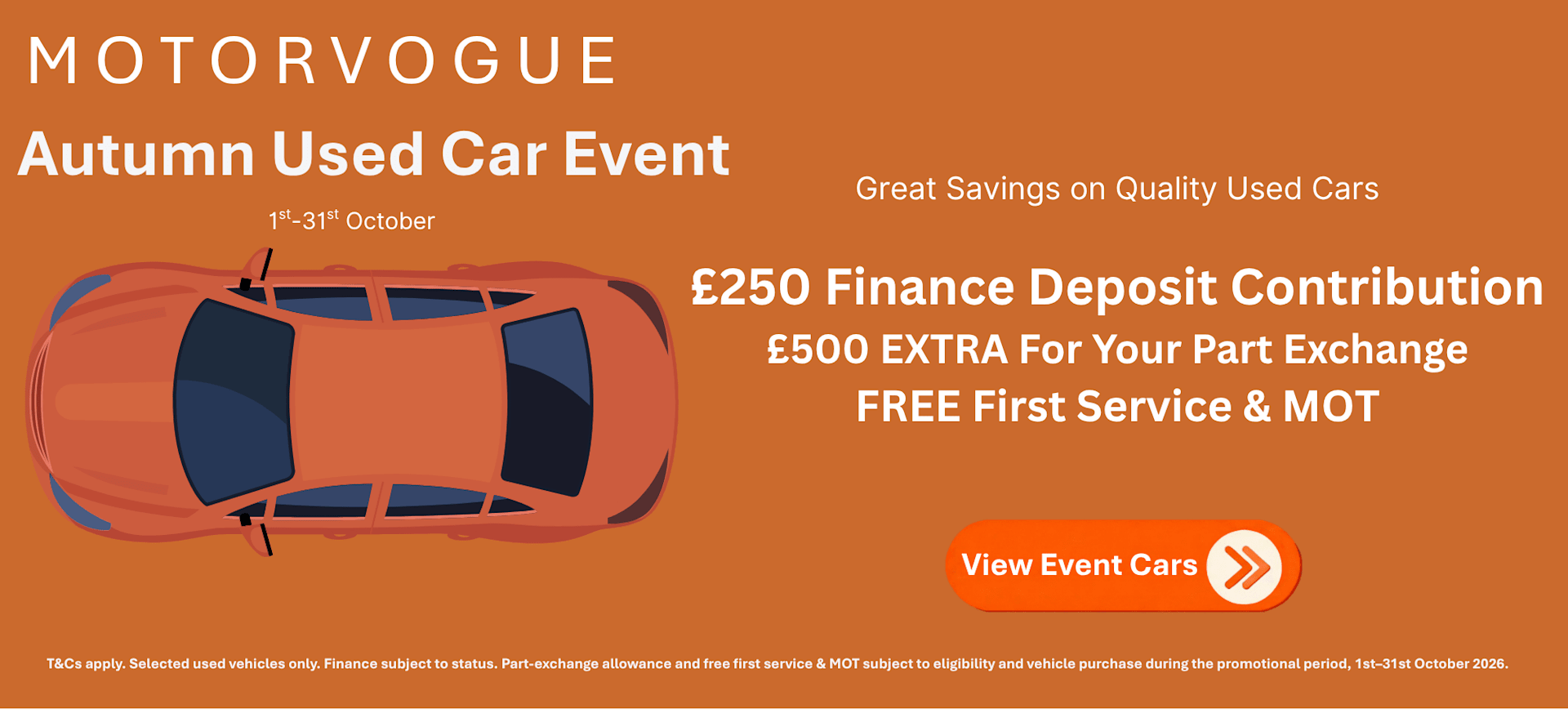 Autumn Used Car Event 